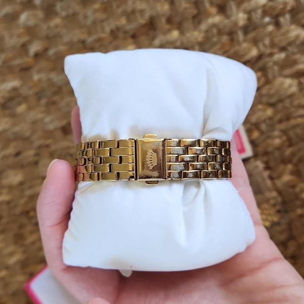 ✨️NWT JUICY COUTURE Gold Diamond lined Watch - Picture 13 of 17